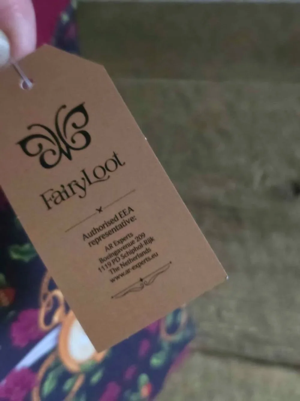 New Fairyloot Only a Monster by Vanessa Lyn Colorful Canvas Basket